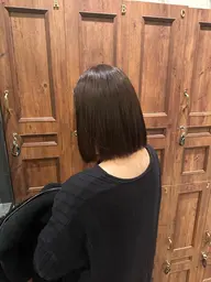 グレイカラー🐿‎𓊆根元リタッチ・全体染めドライ、ブロー込み 𓊇ロング料金なし