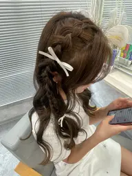 【🎀お出かけ前ライブ前🎀】ハーフアップ/おろし系ちょこっとアレンジ/飾りは持ち込みでお願いします(最終受付21時)