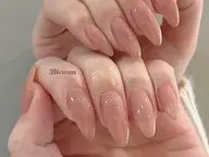 ✨美フォルムちゅるんワンカラー／ラメグラ★2色ok /新規ジェルオフ無料/フィルイン無料¥4470