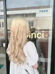 【贅沢メニュー⭐️】ケアブリーチ×カラー💗+資生堂 集中ケアトリートメント🛁🫧 傷んだ髪もこれでサラサラ🎶🎶