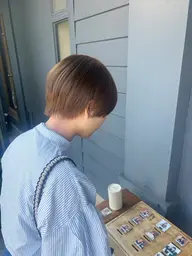 🎀ワンカラー+眉カットデザイン🎀