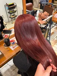 【当日限定ミニモ学割】ブリーチなしで可愛く明るくブリーチなしダブルカラー+コーティングトリートメント