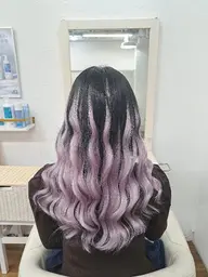 【大人気✨】カラー+艶トリートメント+シールエクステ50本