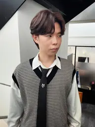 【メンズカット+ワンカラー+トリートメント】ナチュラルな色味や、深い色味など!