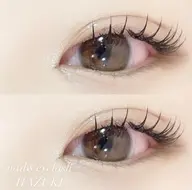 まつ毛エクステ　フラットラッシュ100本（オフ無料）