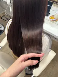 【世界1痛ませないストレート】韓国風カット+超高濃度水素ケア縮毛矯正+髪質改善TR16500円