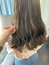 ♡ ブリーチなし！Wカラー + カット + Aujuaトリートメント