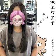 《今話題の⁉️》羽エクステ80本~&カット&カラー🪶※SNS掲載用写真を撮らせていただける方限定📸