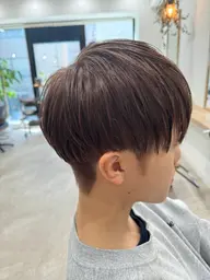 メンズカット＋カラー（白髪染めも対応可）＋眉カット＋炭酸頭皮ケアシャンプー