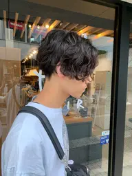 ミニモ限定初回から3回までmen's♤カット+パーマ+トリートメント