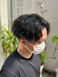 🔥新規限定🔥【メンズ人気No.1】カット+パーマ✂️ヘッドスパ付き