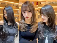 🎀新規𝐍𝐨. 𝟏/カット+透明感アディクシーカラー+オリジナルSILKERA5Gトリートメント🫧#韓国