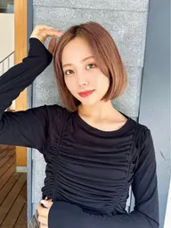 【冬のお出かけ前に】カット+オーガニックカラー+水分補給Tr ¥5500