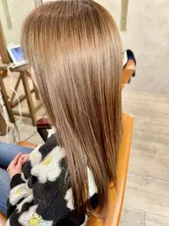 【口コミ必須でお得に🉐】ダメージレスで自然なストレートへ👑 カット+髪質改善ストレート+トリートメント