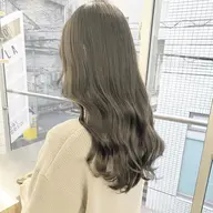 【ブリーチはしたくない…】ブリーチ無でWカラー🫒カラー➕アディクシー、イルミナカラー➕1stepシルクトリートメント