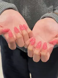 ⭐️デビュー直前限定価格⭐️【パラジェルネイル/ワンカラー】🎀パーツ追加¥110​〜​✨