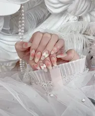 ❤️‍🔥チップ長さ出し10本 🍒チークネイル