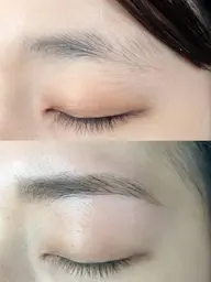眉毛ワックス脱毛 (メイク仕上げ)¥5000 2回目以降の方5500円