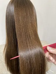 カット+酸性髪質改善ストレート