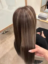 ハイライトオンカラー+トリートメント