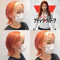 ✂️カット+全頭ブリーチ(1回)+オンカラー(複数色)+TR【推しカラー/アニメカラー/イメージカラー/推し色】