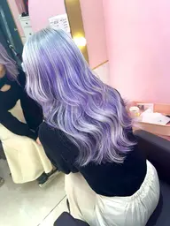 【🦄ミニモ学割🦄】 人気No.2 🌈ナチュラルブリーチ➕韓国風艶カラー➕髪質改善超音波トリートメント💎✨