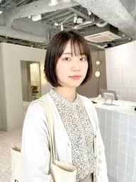 ✨顔周りカット+透明感カラー✨