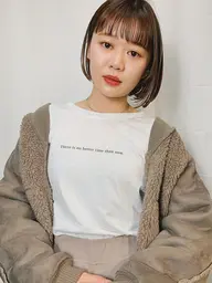 乾かしただけかわいくまとまるボブカット✂️(ショートカット)(ボブカット)(ミニボブ)(ショートボブ)