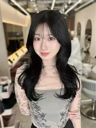 (︎💕ご新規様限定クーポン💕)✨レイヤーカット➕✨透明感カラー➕3ステップ超音波トリートメント🌈