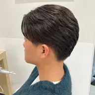 🦋柔らかい髪に✨ボリュームダウンカット！全体縮毛矯正(メンズカット＋縮毛矯正)