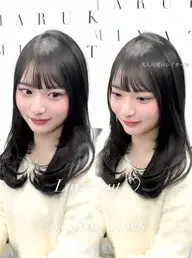 【✨️✨️19:00~限定✨️✨️】上品なレイヤースタイル🪐🤍シャンプーブロー込カット＋1stepトリートメント❕