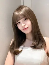 透明感カラーするなら🩶ブリーチなしダブルカラー＋前処理トリートメント