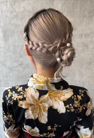 浴衣に合うヘアアレンジ🎐🫧