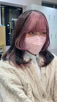 🦖🌈インナーカラー😇✨インナーブリーチ+オンカラー☀️🌈