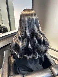 🫧カラー＋最高級人毛100%エクステ(60本) 🫧染めるエクステ 地毛と一緒に色落ちするエクステ