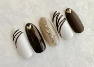 ワンカラー+1本バレンタイン限定アート✨🍫