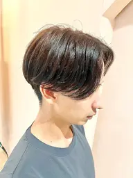 3月31 4月1日限定【カット➕メンズ毛流れニュアンス パーマ  ショートスパ トリートメント】