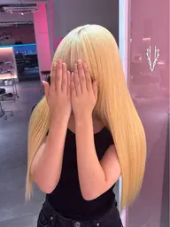 👩🏼抜きっぱなしブロンド👦🏼2回ブリーチTR