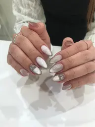 【ハンド：オフ込み】マグネット・ミラー・オーロラネイル