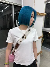 【当日予約可◎ミニモ限定価格】🖤カット+ダブルカラー+トリートメント🖤