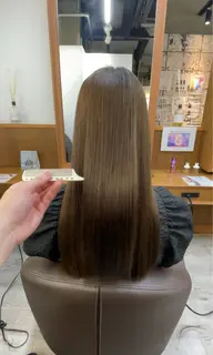 【高槻ミニモ限定🩵ྀི】透明感カラー+補修トリートメント