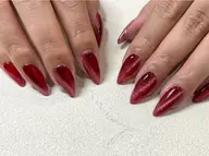 ハンド🖐🏻マグネットorフラッシュネイル🧲🤍オフ有／【武蔵浦和/北戸田/戸田】🎀