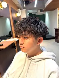 【メンズ限定】メンズカット+ツイストスパイラルパーマ