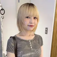 似合わせカット＋ケアブリーチ＋ダメージレスカラー･*☽