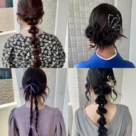 結婚式やお出かけ前に🫧ヘアセット🫧