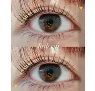 【‎🤍中顔面短縮‎🤍 】🎀✨上下ラッシュリフト＆パリジェンヌ（保湿ケア指名料込み）✨🎀