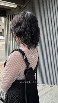 🩵レディースカット&パーマ🩵