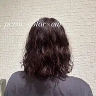 コスメパーマ+カット🌷ボブorミディアムの長さ限定!!当日予約不可❌練習モデル