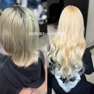 【ブリーチカラー＋エクステ80本】【高発色剤込み】💭ハイトーンロングにしたい方へ🤍ロング料金なし‼️