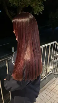 【女性限定🌼】デザインカット＋カラー＋オージュア4stepトリートメント¥16100